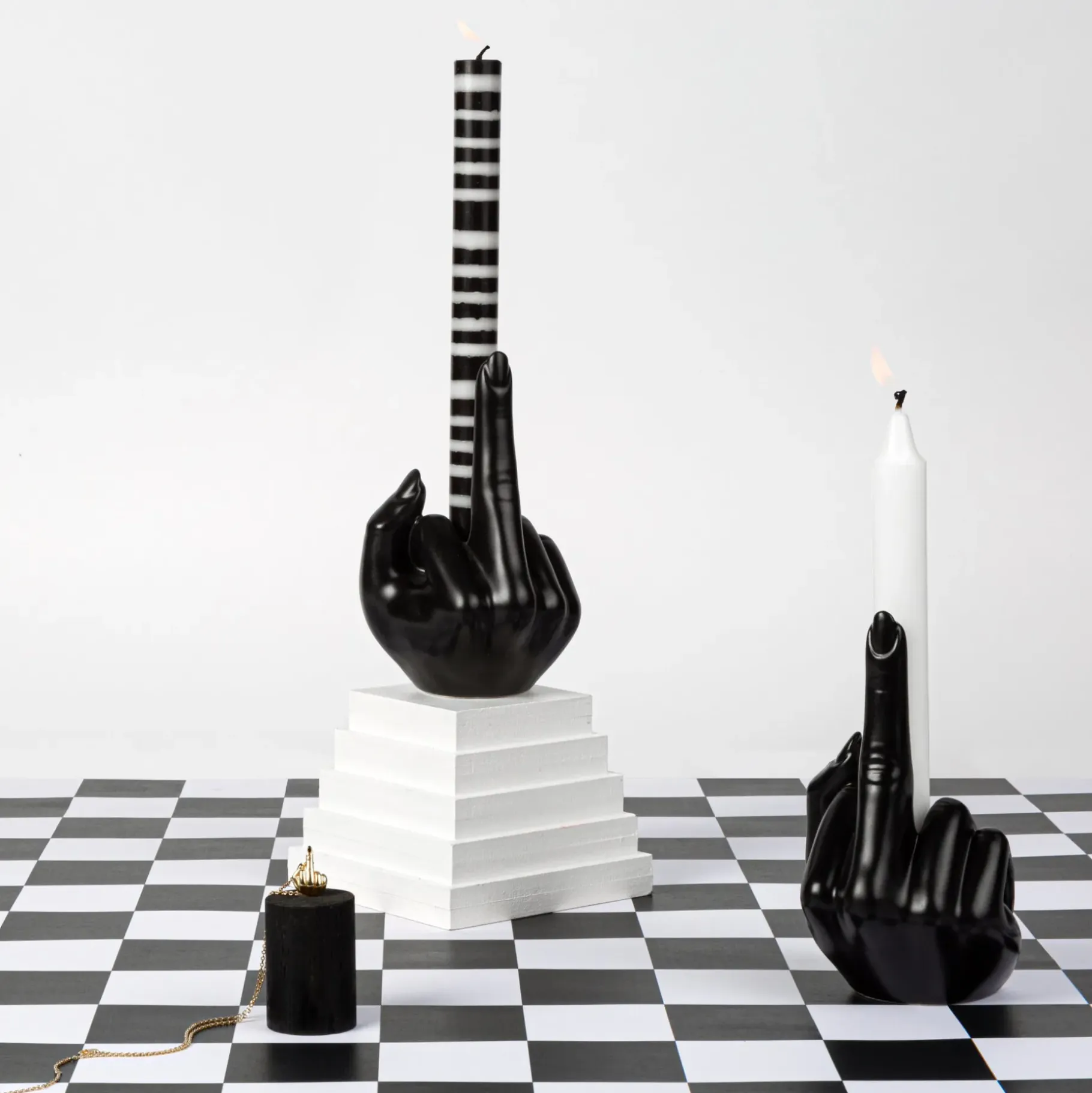 Anissa Kermiche Home-2020 Candlestick (Black)