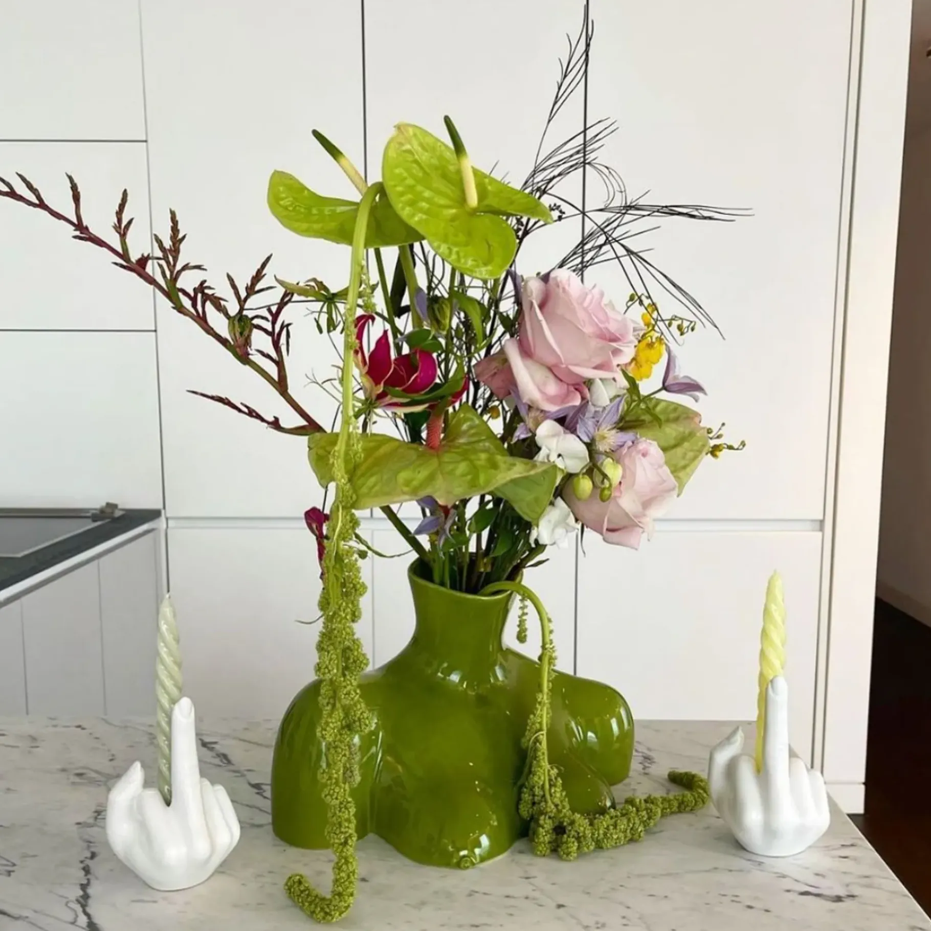 Anissa Kermiche Home-2020 Candlestick (White)
