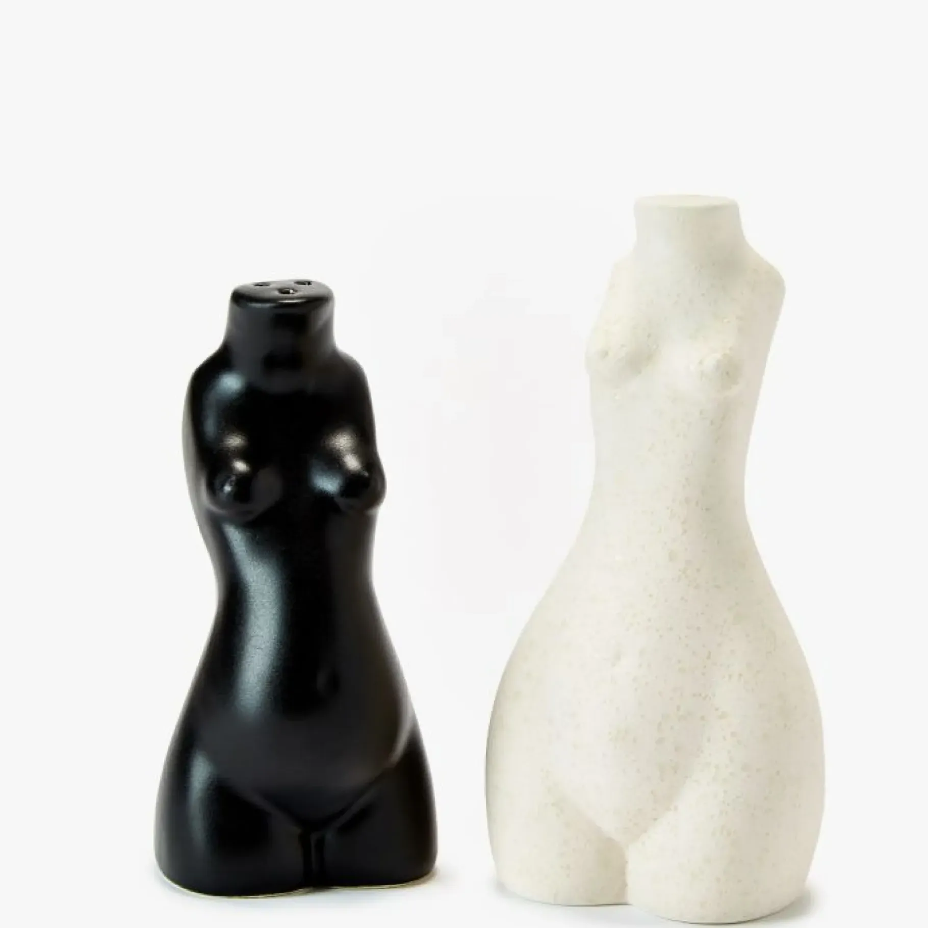 Anissa Kermiche Home-Body Salt & Pepper Shakers Pair (Beige, Black)