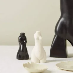 Anissa Kermiche Home-Body Salt & Pepper Shakers Pair (Beige, Black)