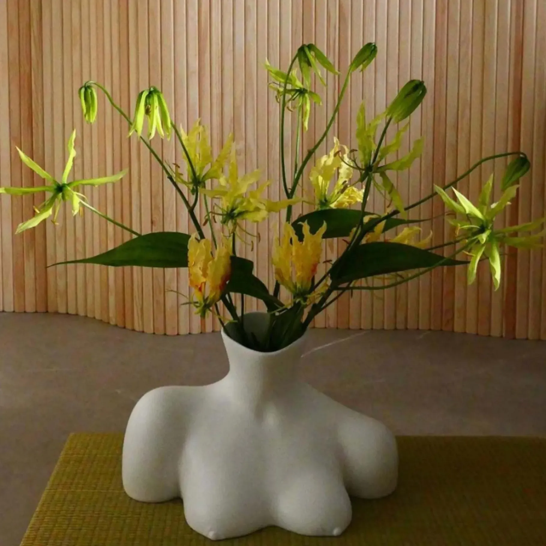 Anissa Kermiche Home-Breast Friend Vase (Matte White)