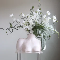 Anissa Kermiche Home-Breast Friend Vase (Matte Marble)