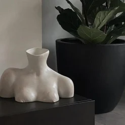 Anissa Kermiche Home-Breast Friend Vase (Matte Marble)