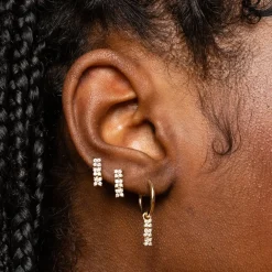 Anissa Kermiche Earrings-Bronte Dore Trio Earring