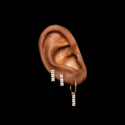 Anissa Kermiche Earrings-Bronte Dore Trio Earring