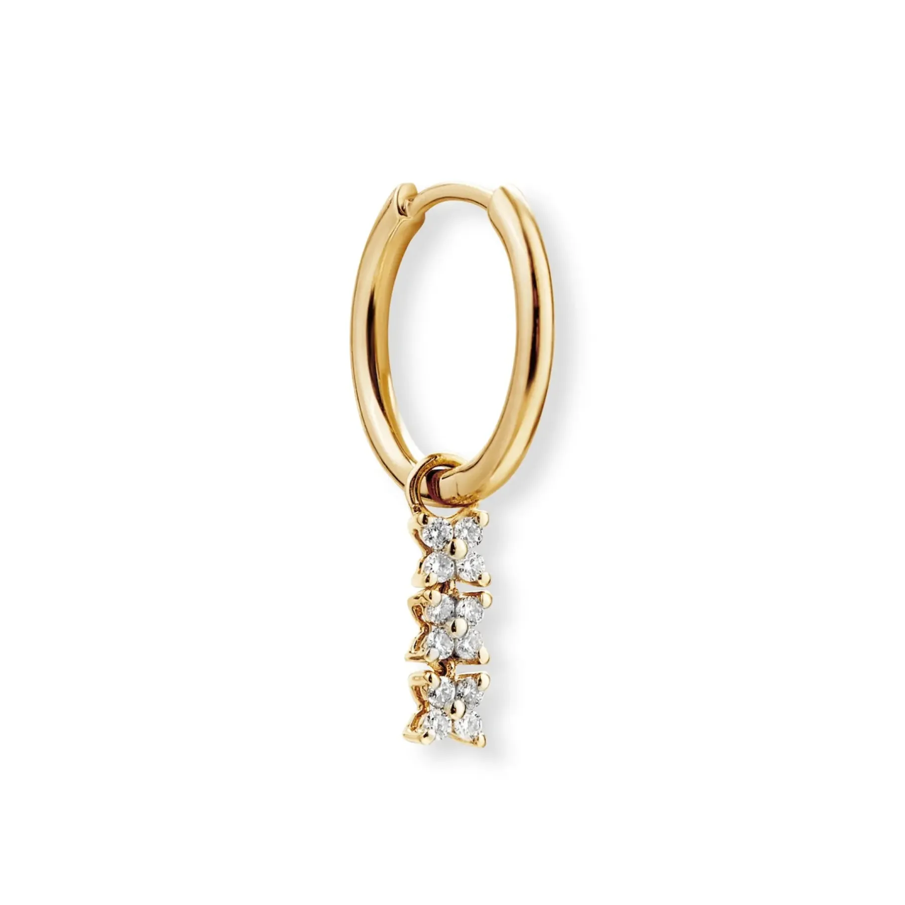 Anissa Kermiche Earrings-Bronte Dore Trio Hoop Earring