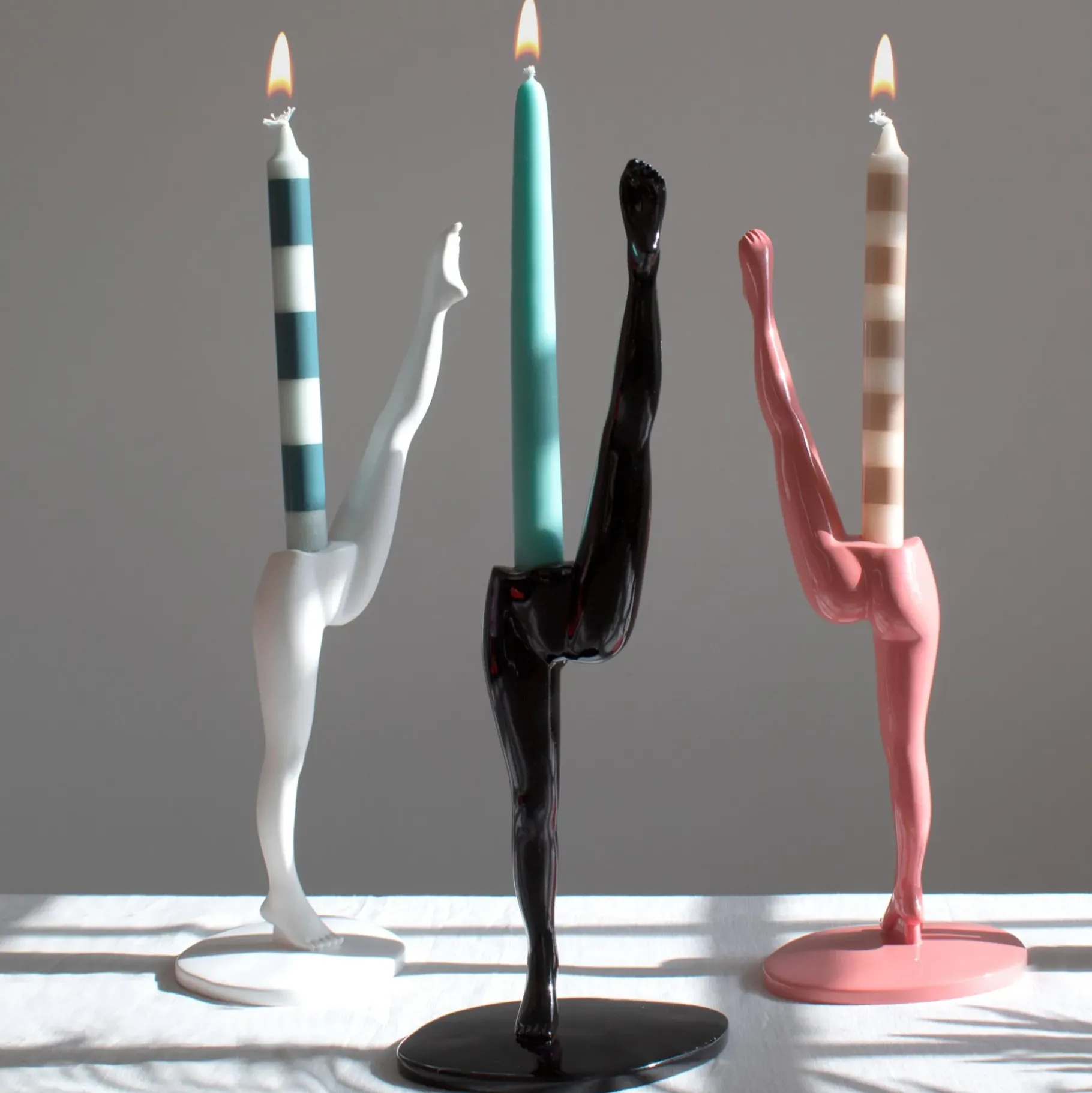 Anissa Kermiche Home-Can Candlestick (Black)