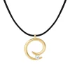 Anissa Kermiche Necklaces-Charmeur Rope Necklace (Gold)