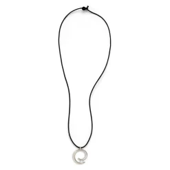 Anissa Kermiche Necklaces-Charmeur Rope Necklace (Silver)