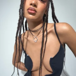 Anissa Kermiche Necklaces-Charmeur Rope Necklace (Silver)