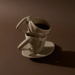 Anissa Kermiche Home-Espresso Yourself Cups (High-Shine Mushroom)