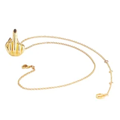 Anissa Kermiche Necklaces-French For Goodnight Necklace (Black)
