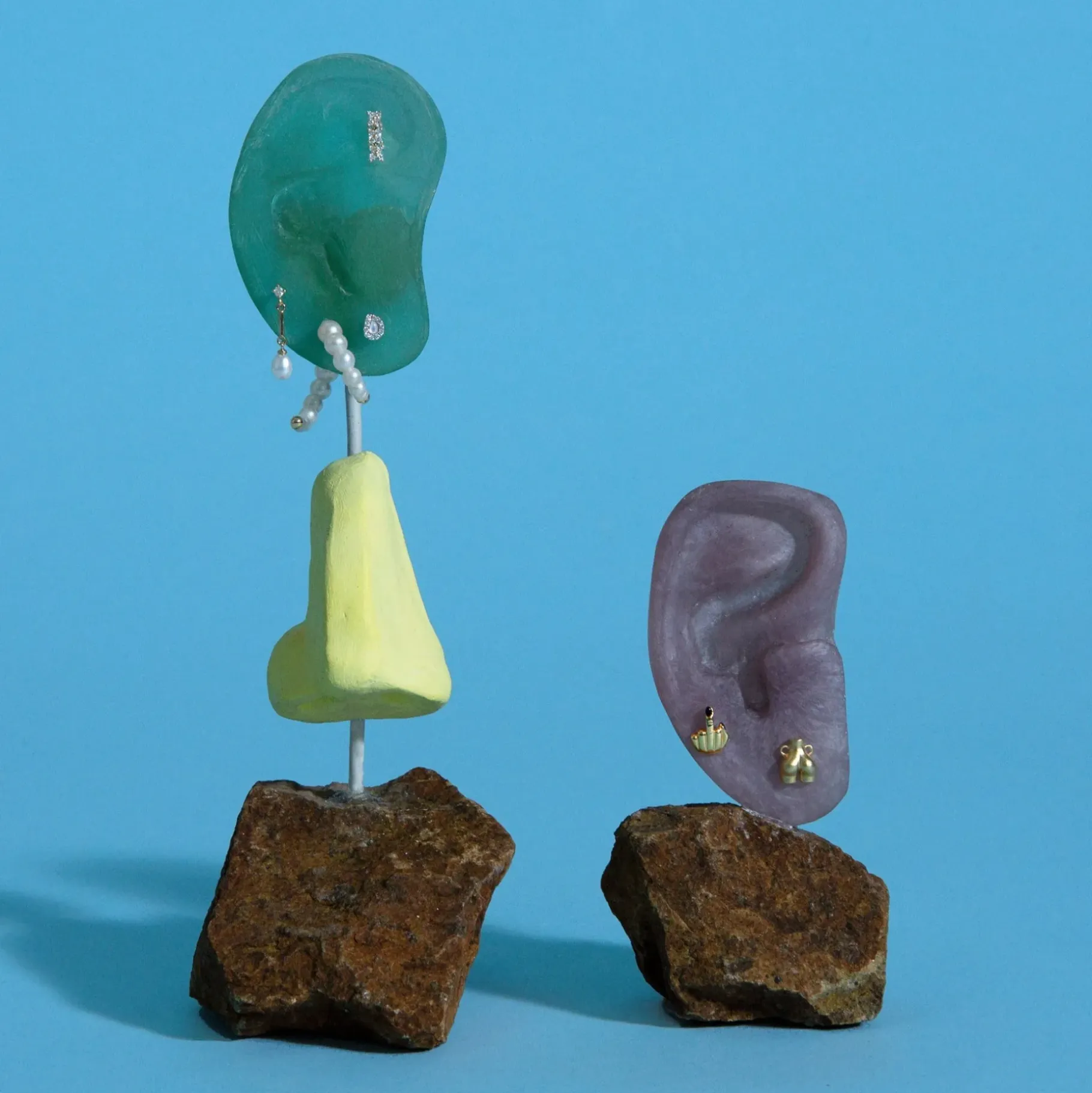 Anissa Kermiche Earrings-French For Goodnight Stud