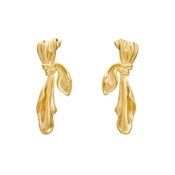 Anissa Kermiche Earrings-Gilded Cloth Earrings (Gold)