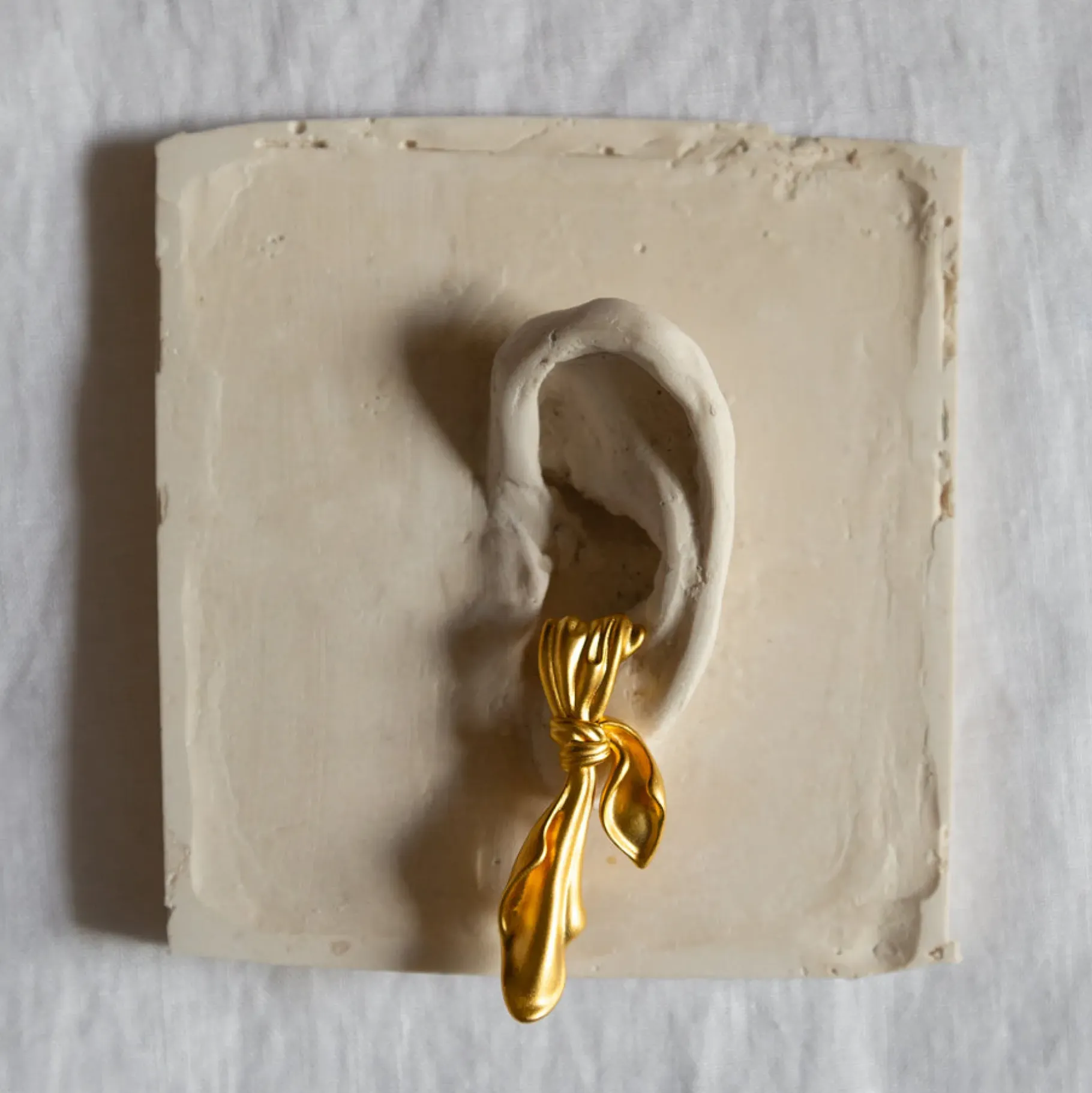 Anissa Kermiche Earrings-Gilded Cloth Earrings (Gold)