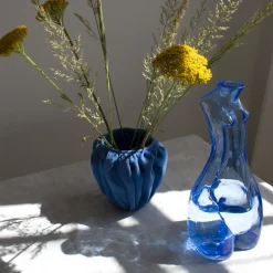Anissa Kermiche Home-Glass Carafe (Cerulean)