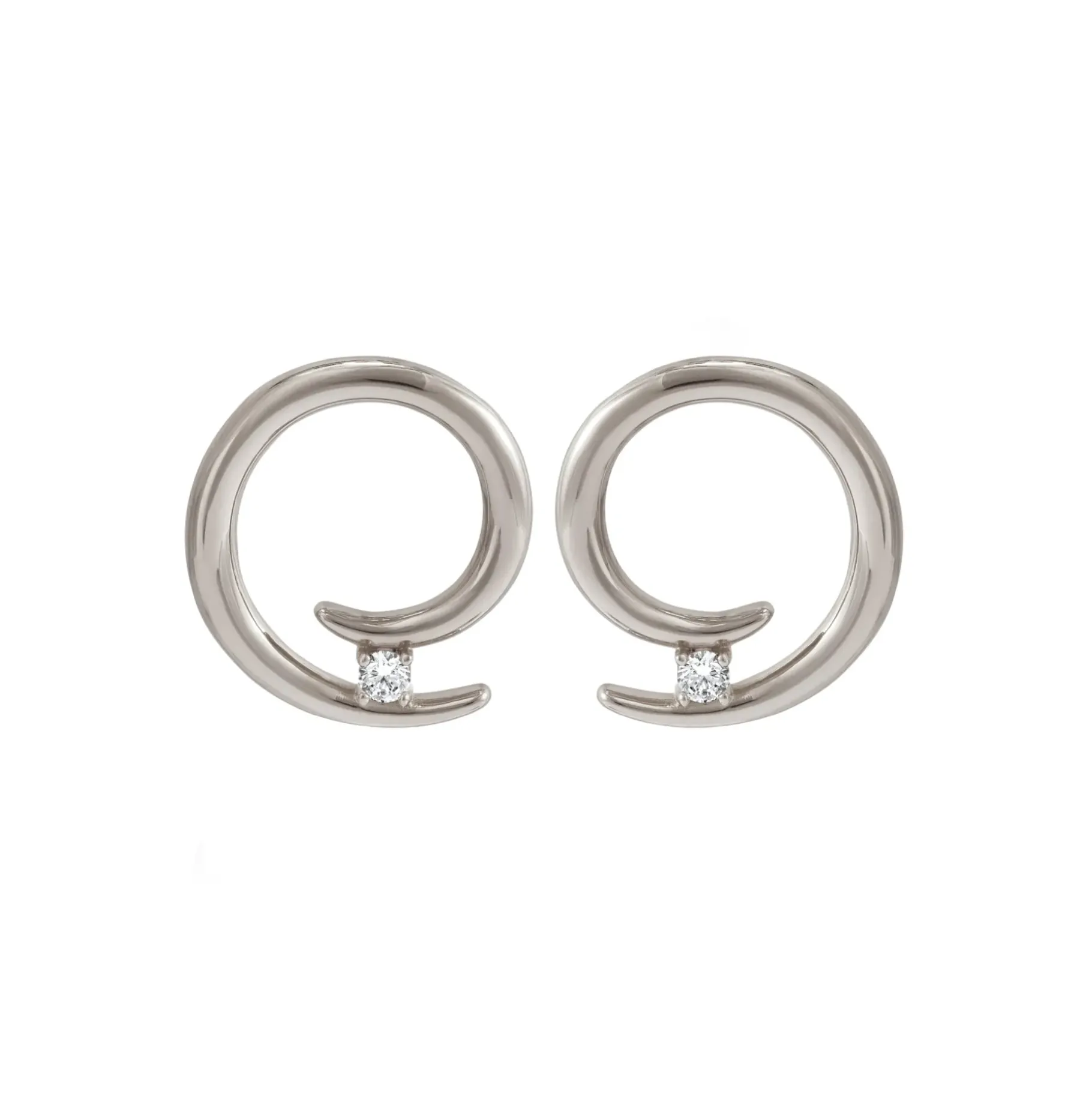 Anissa Kermiche Earrings-Grand Charmeur Earrings (Silver)