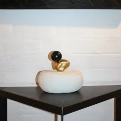 Anissa Kermiche Home-Jewellery Box (White, Gold, Black)