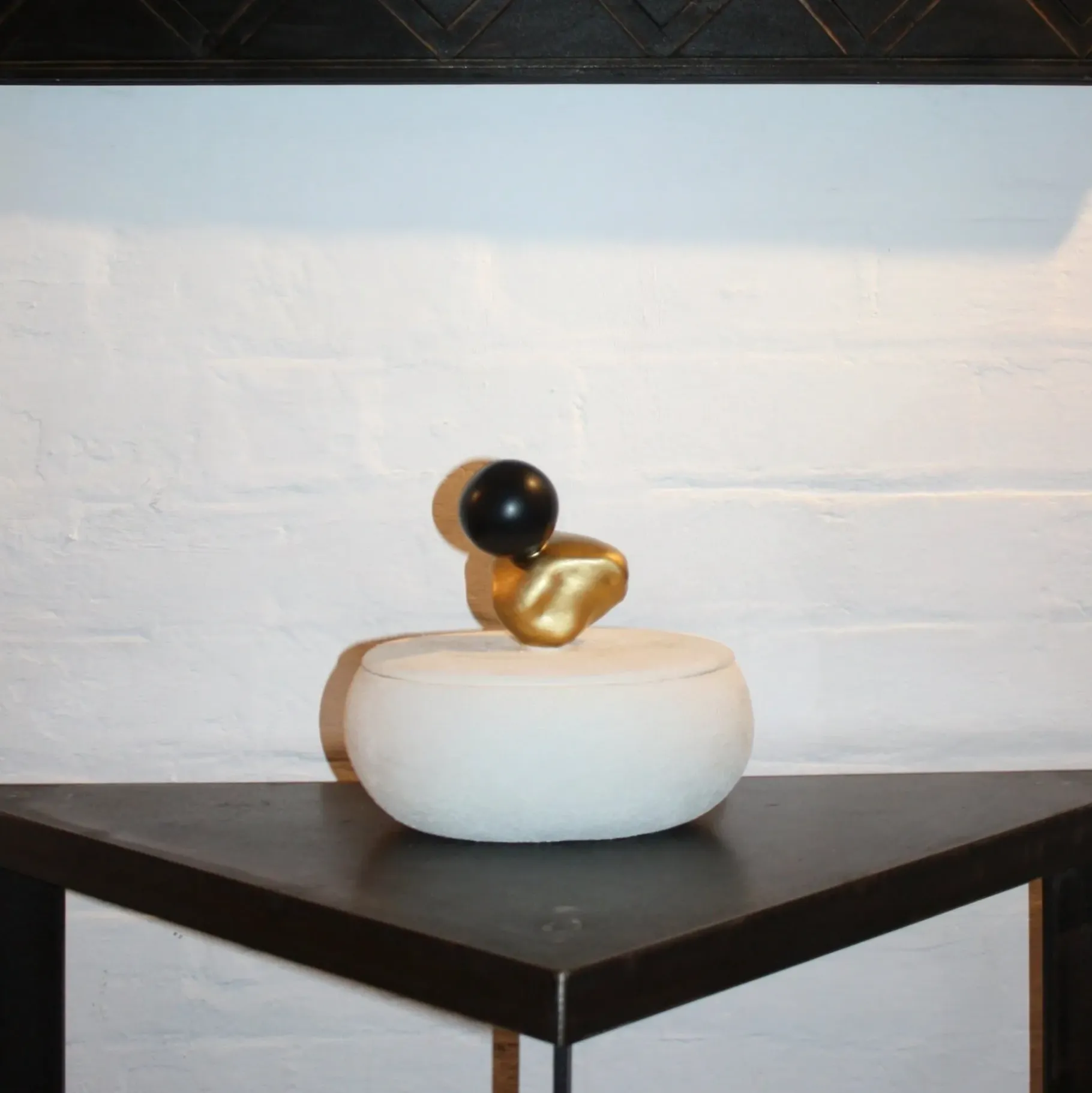 Anissa Kermiche Home-Jewellery Box (White, Gold, Black)
