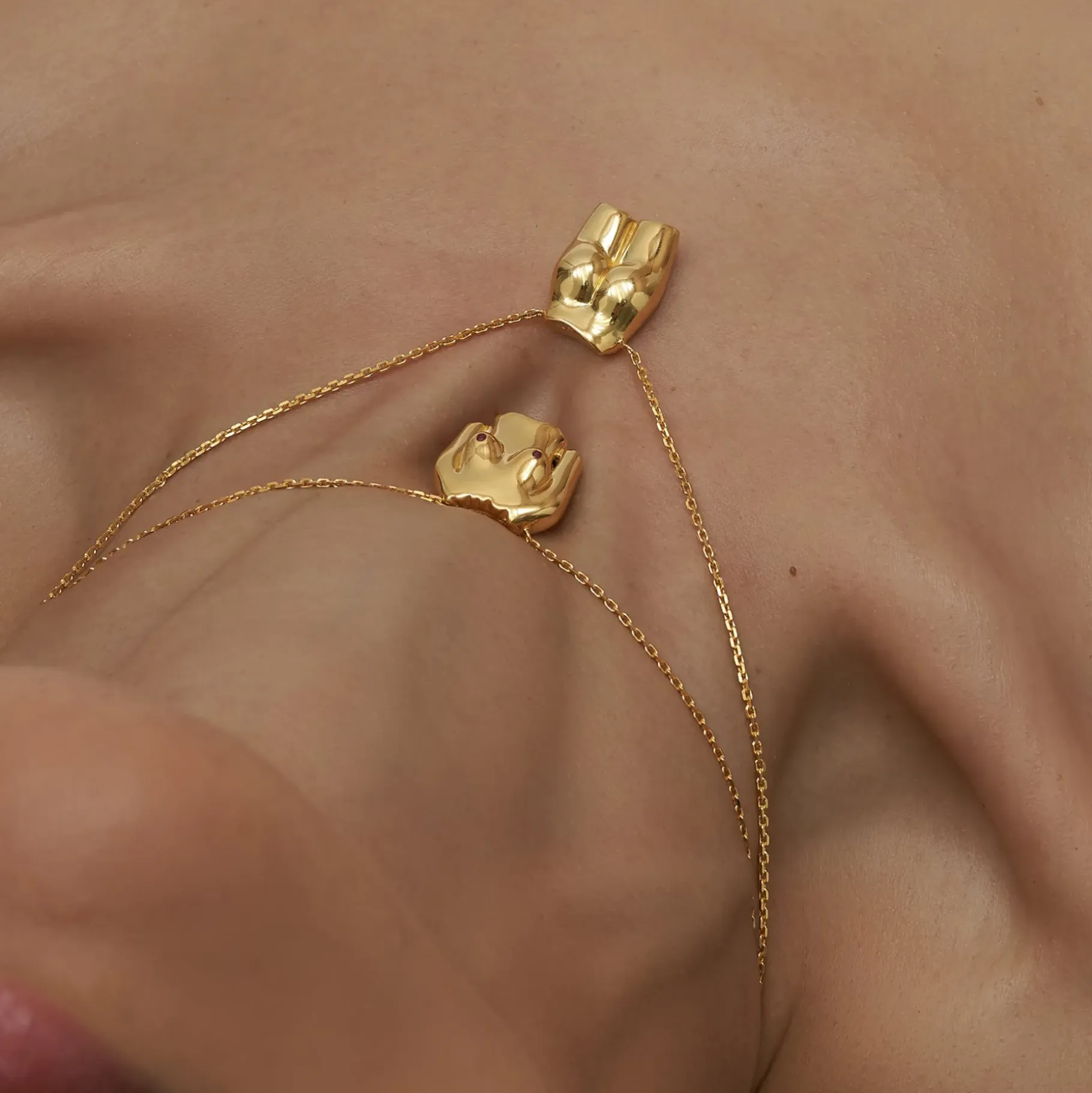 Anissa Kermiche Necklaces-Le Derriere Dore Necklace