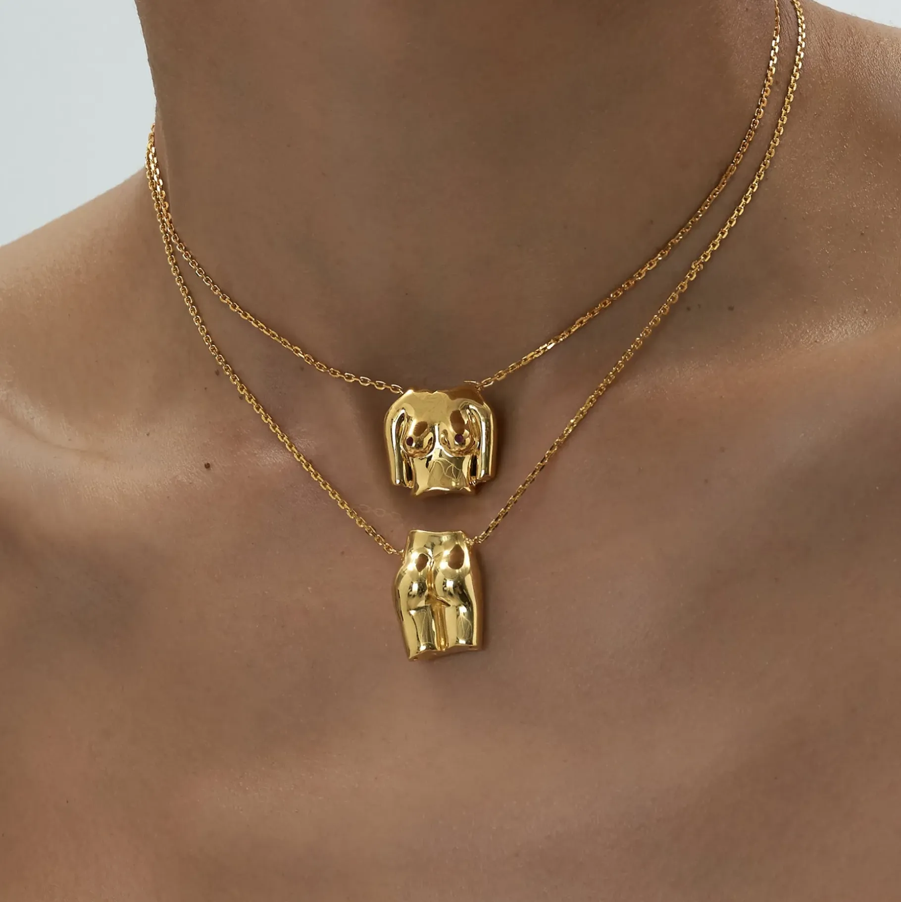 Anissa Kermiche Necklaces-Le Derriere Dore Necklace