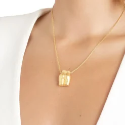 Anissa Kermiche Necklaces-Le Derriere Sanded Necklace
