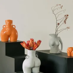 Anissa Kermiche Home-Love Handles Vase (Light-Grey)