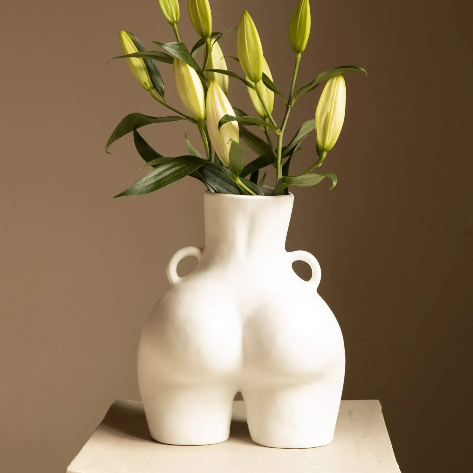 Anissa Kermiche Home-Love Handles Vase (White)