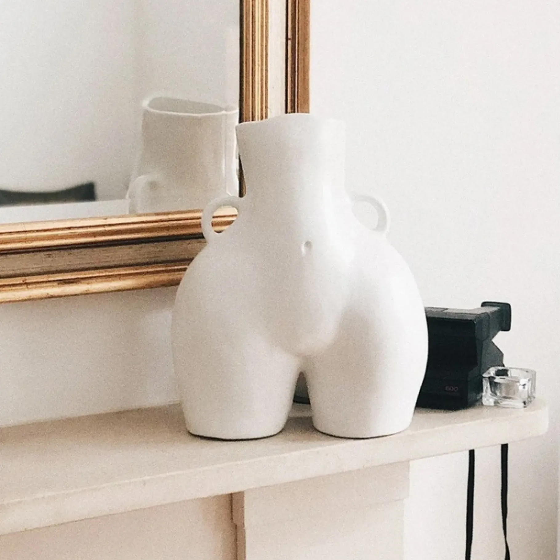 Anissa Kermiche Home-Love Handles Vase (White)