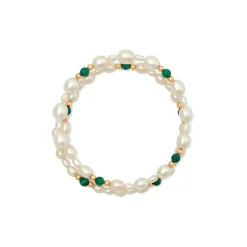 Anissa Kermiche Bracelets-Malachite Pearl Bracelet