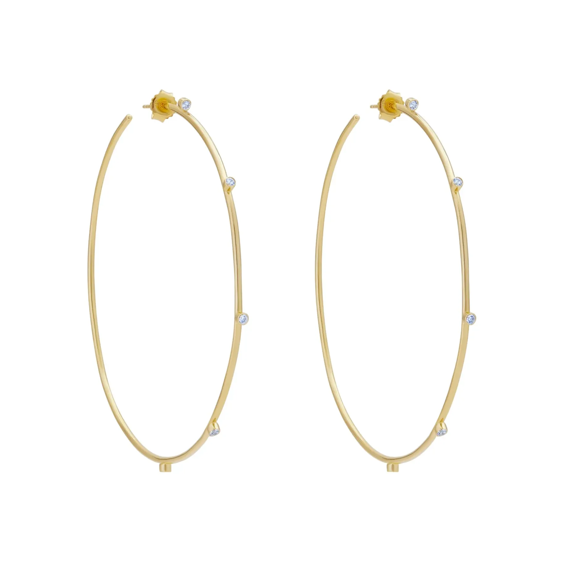 Anissa Kermiche Earrings-Mega Razzle Dazzle Hoop Earrings