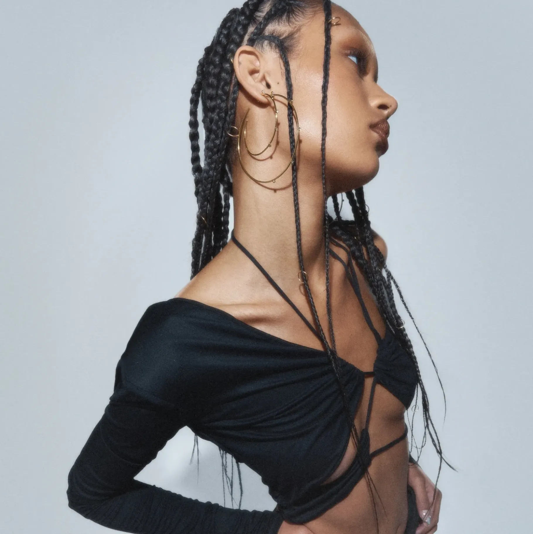 Anissa Kermiche Earrings-Mega Razzle Dazzle Hoop Earrings