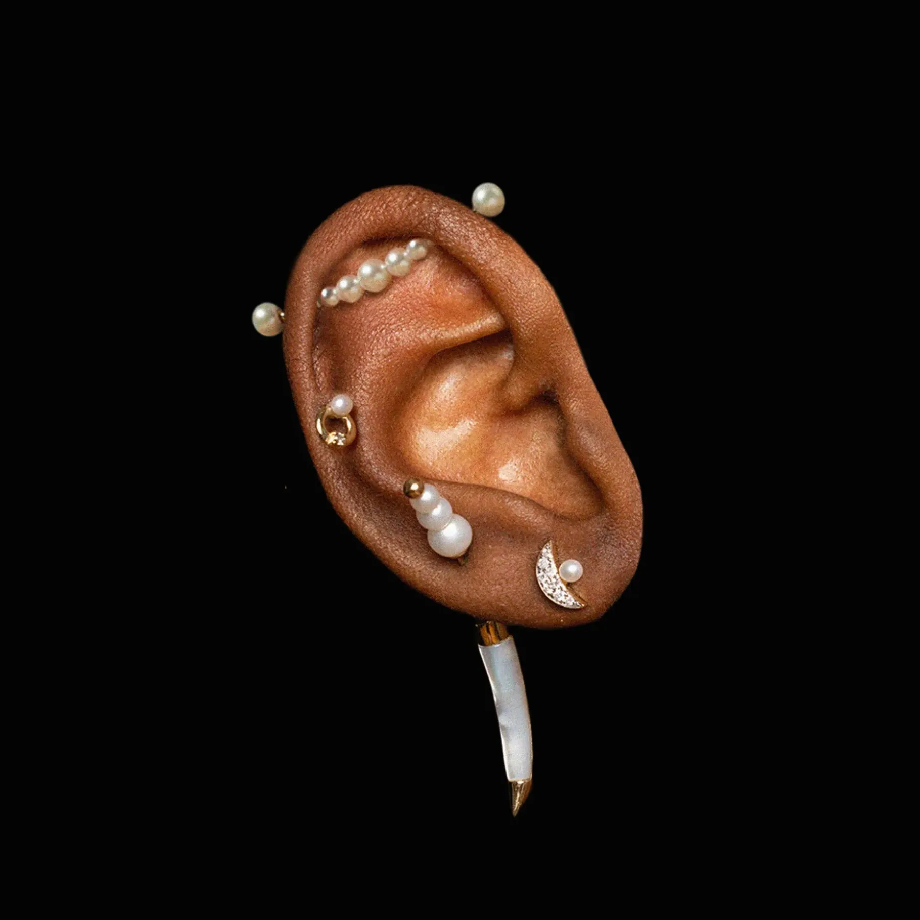Anissa Kermiche Earrings-Mini Circle Stud