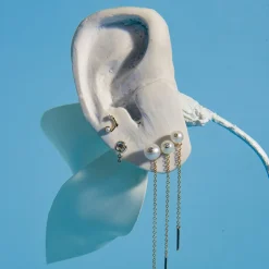 Anissa Kermiche Earrings-Mini White Topaz Earring