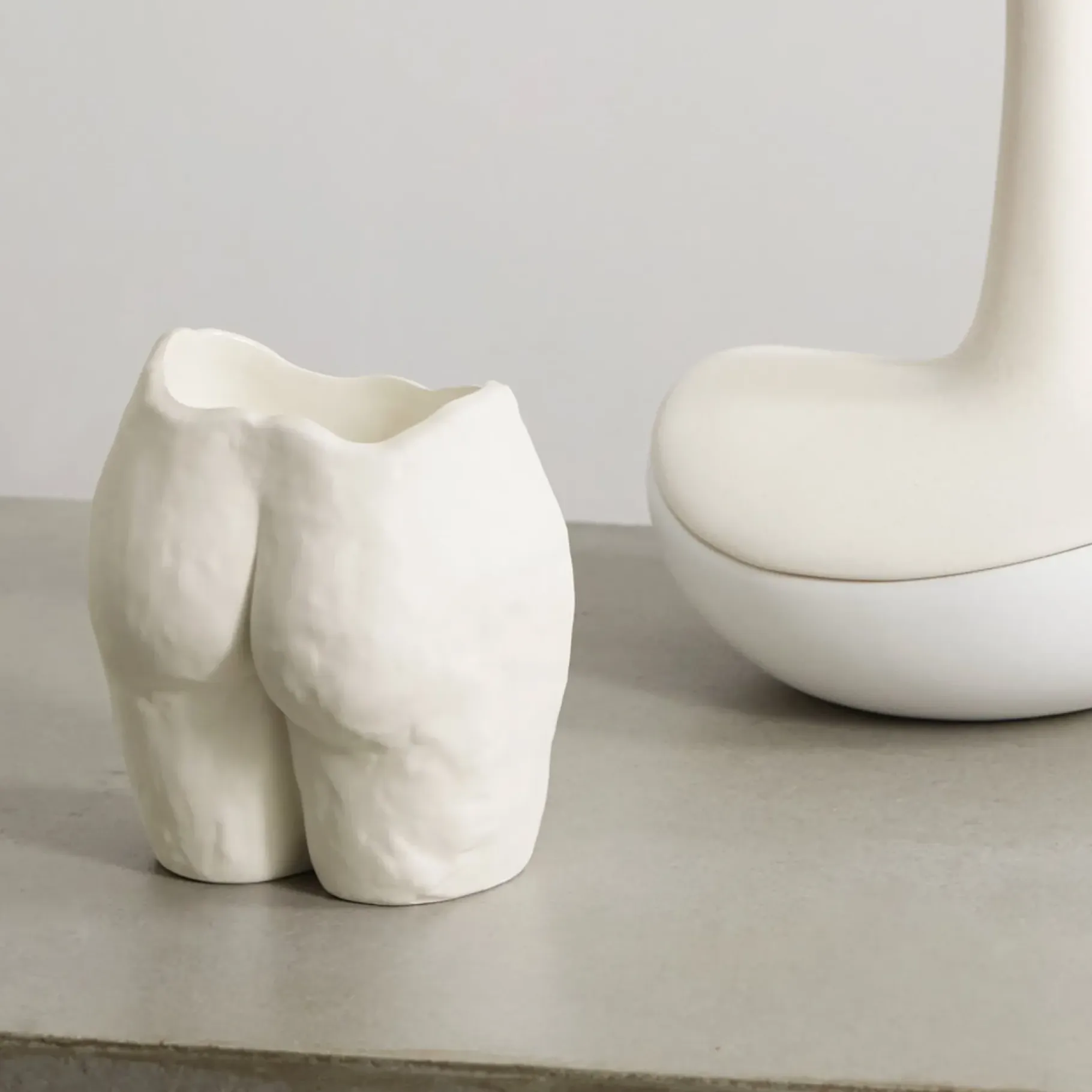 Anissa Kermiche Home-Popotin Candle (White)