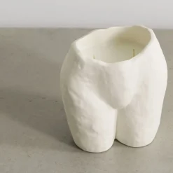 Anissa Kermiche Home-Popotin Candle (White)