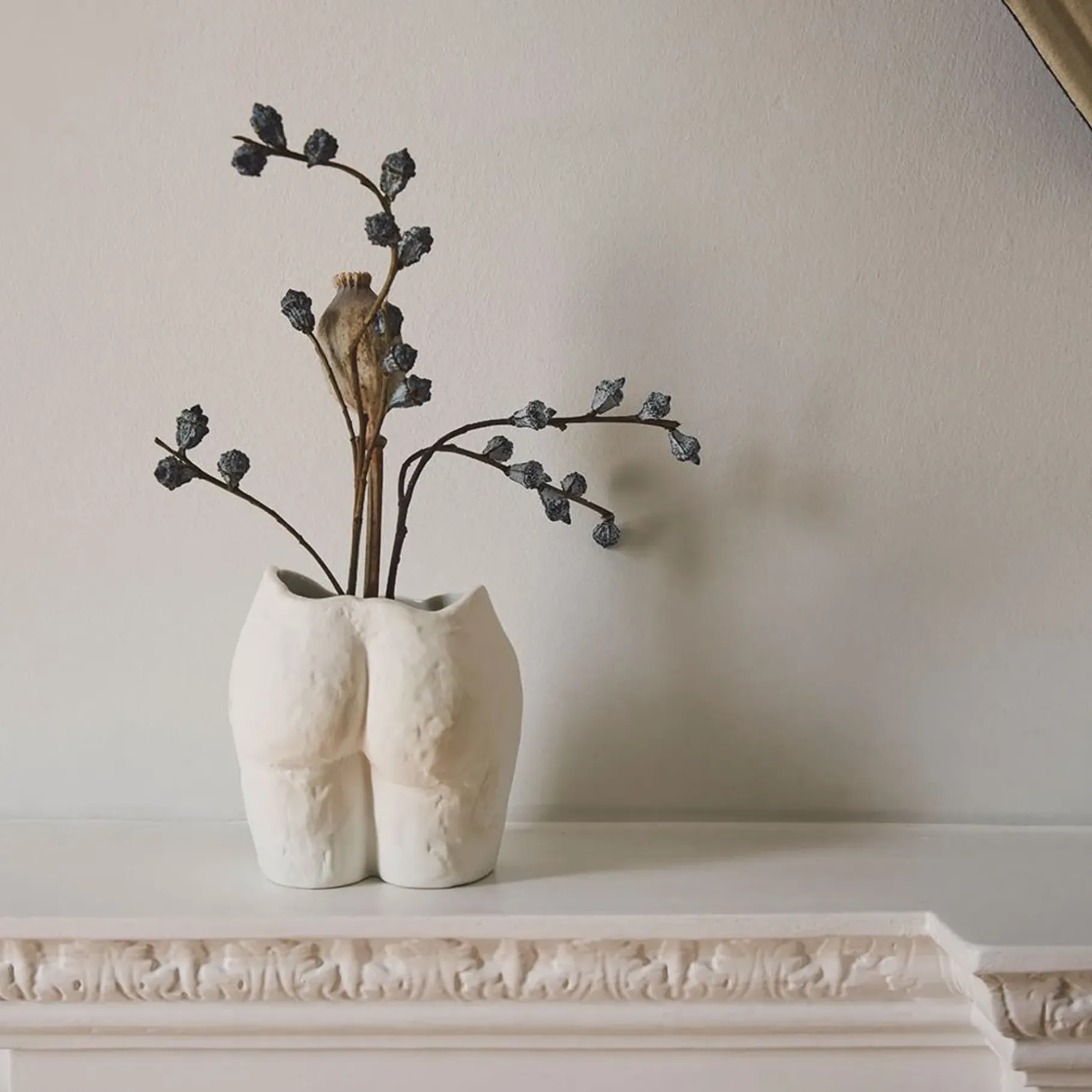 Anissa Kermiche Home-Popotin Pot (Matte White)