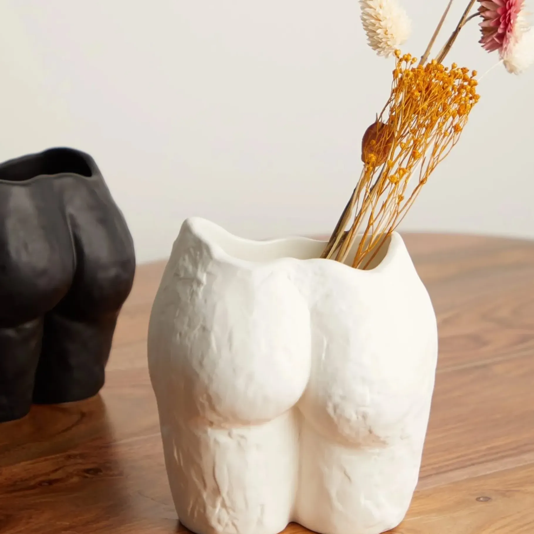 Anissa Kermiche Home-Popotin Pot (Matte White)