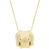 Anissa Kermiche Necklaces-Rubies Boobies Necklace (Sanded)