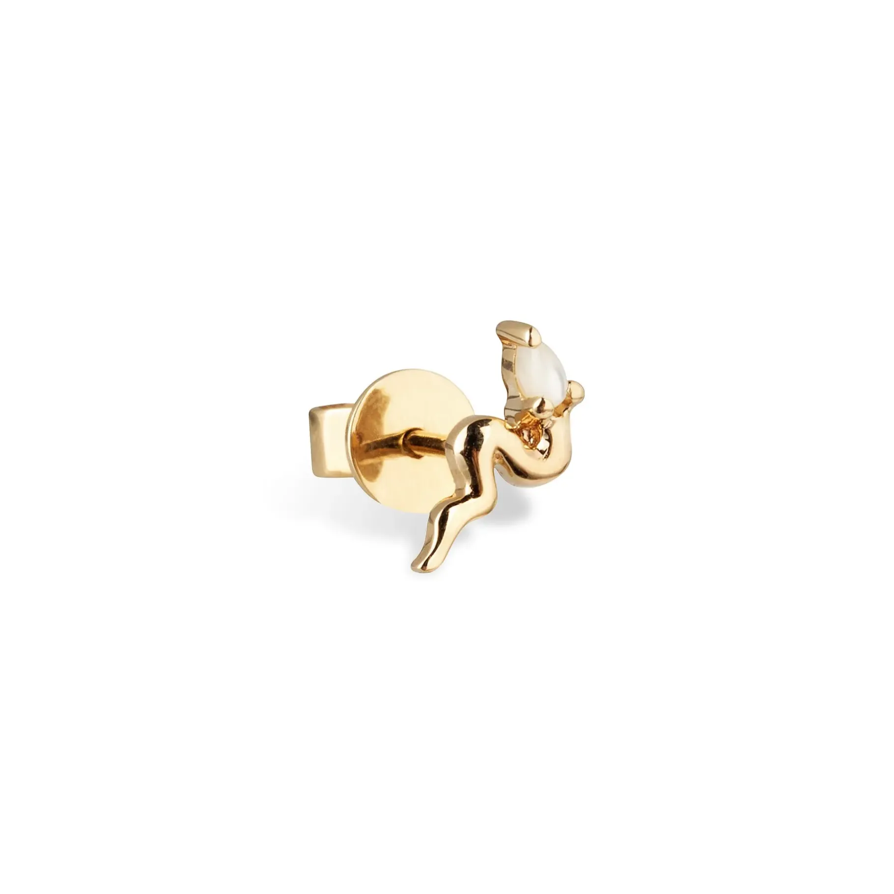 Anissa Kermiche Earrings-Snake Stud