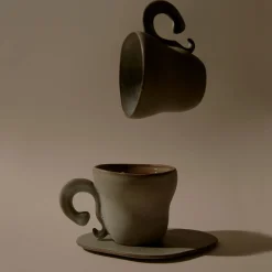 Anissa Kermiche Home-Spill The Tea-Cups (Freckled Grey Matte)