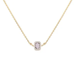 Anissa Kermiche Necklaces-Square Amethyst Necklace
