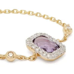 Anissa Kermiche Rings-Square Amethyst Ring