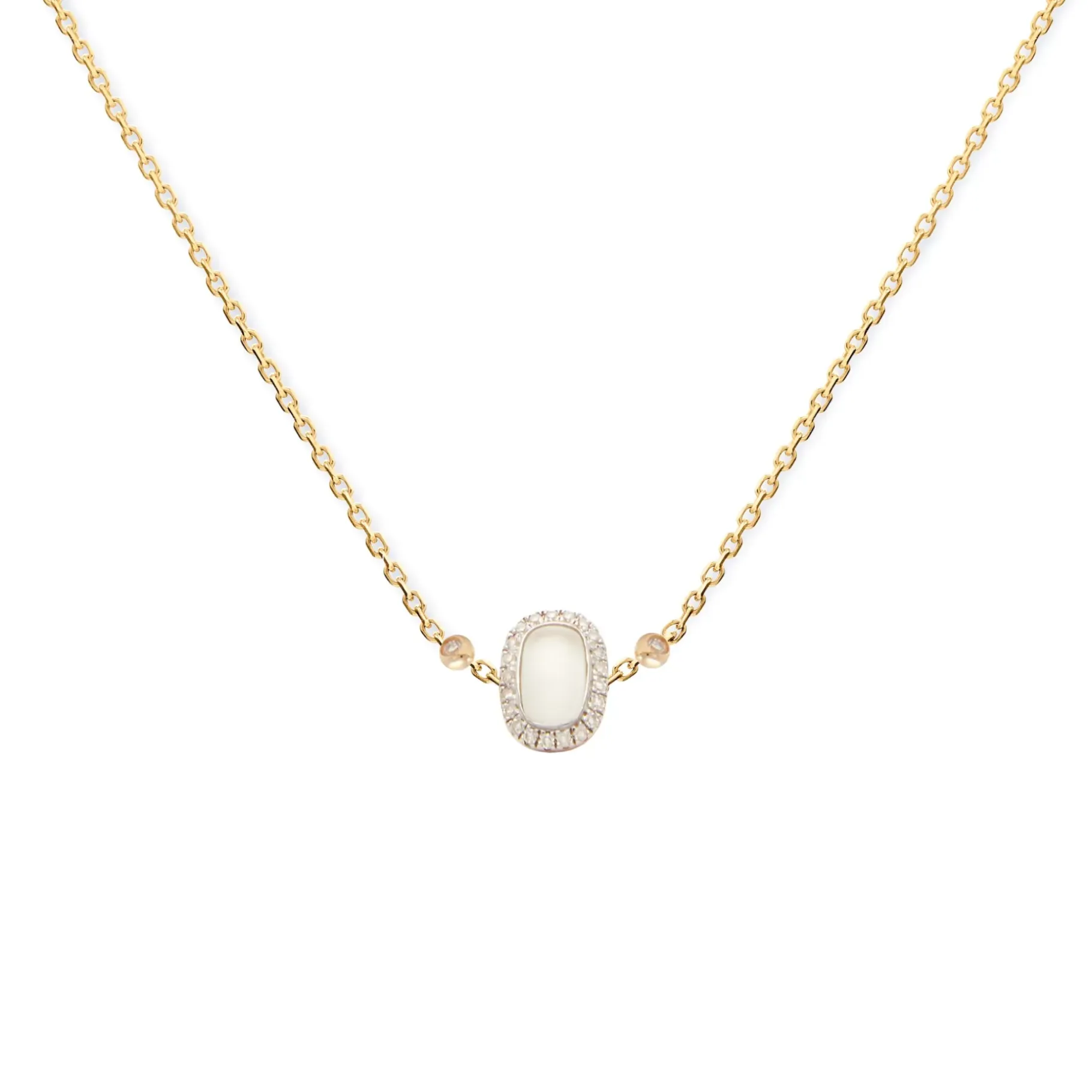 Anissa Kermiche Necklaces-Square Opal Necklace