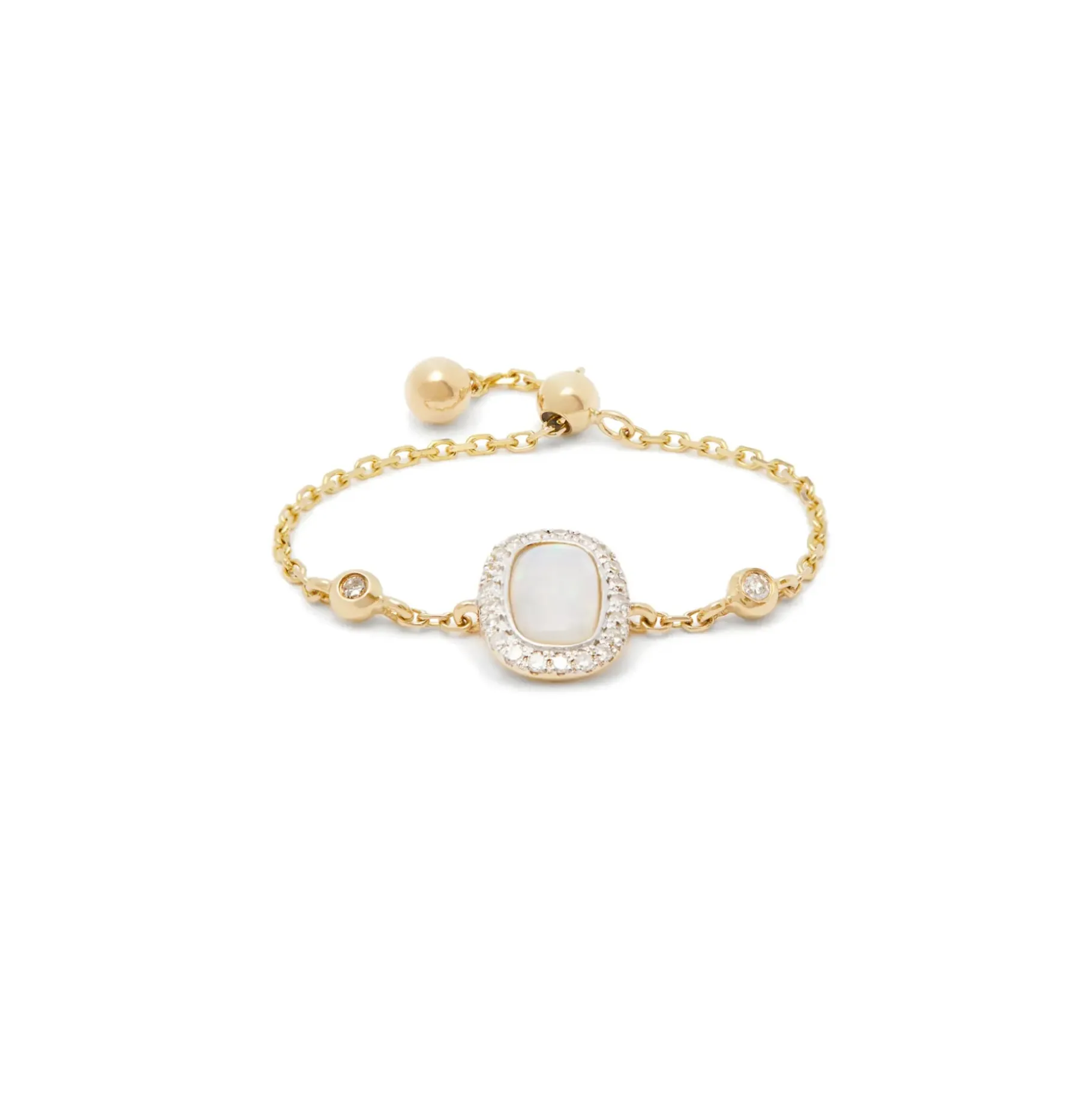 Anissa Kermiche Rings-Square Opal Ring