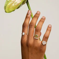 Anissa Kermiche Rings-Square Opal Ring