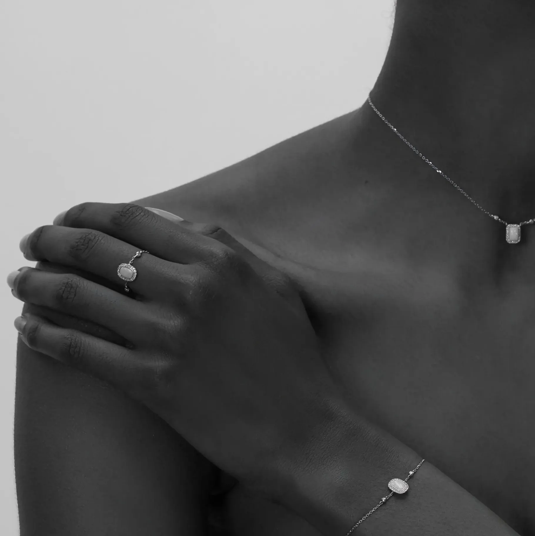 Anissa Kermiche Rings-Square Opal Ring