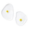 Anissa Kermiche Home-Tatas Plates (High-Shine White, Yellow)