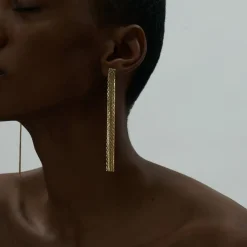Anissa Kermiche Earrings-Thin Fil D'Or Earrings