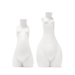 Anissa Kermiche Home-Tit For Tat Candlestick Short (Matte White)